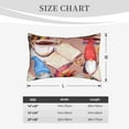 thumbnail image 6 of Daiia Gnomes Books Tea Cups Bedding Waterproof Pillow Protector Zippered Queen – Bed Bug Proof Pillow Encasement-14"x20", 6 of 9