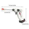 thumbnail image 3 of PATLOLLAV Cordless Pressure Washer for Car, 363PSI Portable Power Cleaner with Nozzle, 21V Batteries, Handheld Washer Gun Kit for Car/Floor/Plants Washing & Watering, 3 of 5