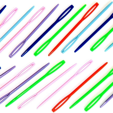 Dazzling Toys Ideal for crafts Plastic Lacing Needles - Pack of