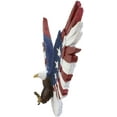 thumbnail image 3 of Ebros Gift Patriotic Wings of Glory American Flag Tattoo Bald Eagle Wall Sculpture, 3 of 8