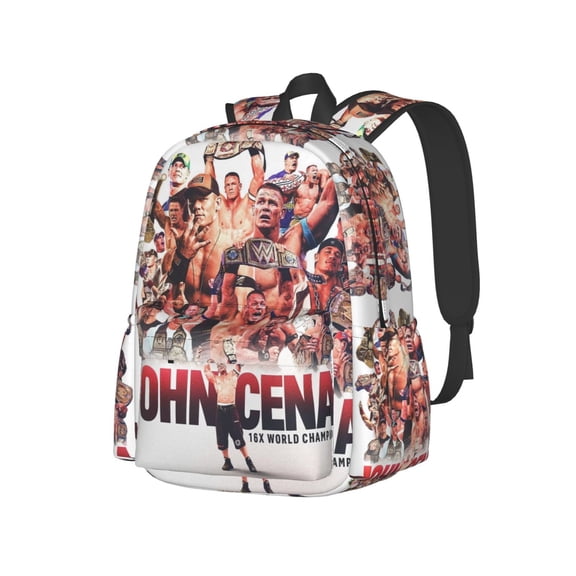 Fashion John Cena Strong Backpack High Quality Lightweight Large Capacity Bookbag Schoolbag Daypack Backpacks Shoulder Bag
