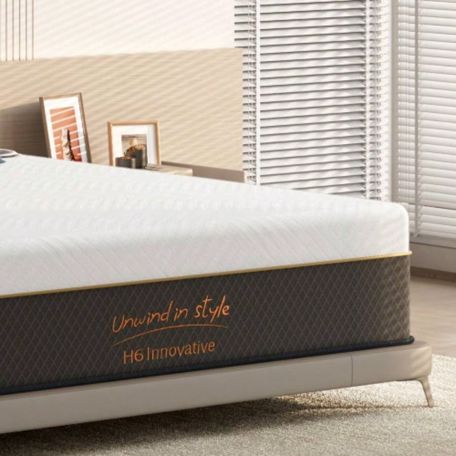 10 Inch King Size Hybrid Mattress in a Box, Pocket Spring, Medium Firm, Supportive for Restful Sleep