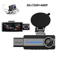 thumbnail image 4 of Widealiff ABS 5K Triple Car Camera With Built-in Front And Rear Dash Cam 3-channel WIFI Driving Recorder, 4 of 6
