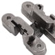 thumbnail image 3 of 3 piezas 43 mm mini bisagras de cerradura de puerta invisibles bisagra cruzada de aleación de 180 grados para joyero de gabinete, 3 of 8