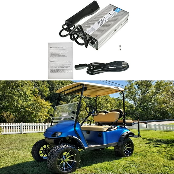 OTTULUR Golf Cart Battery Charger 48V 6A For EzGo RXV Ez Go Ez-Go RXV style Plug