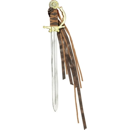 Buccaneer Pirate Toy Sword Cutlass Epee With Tassels Costume Accessory