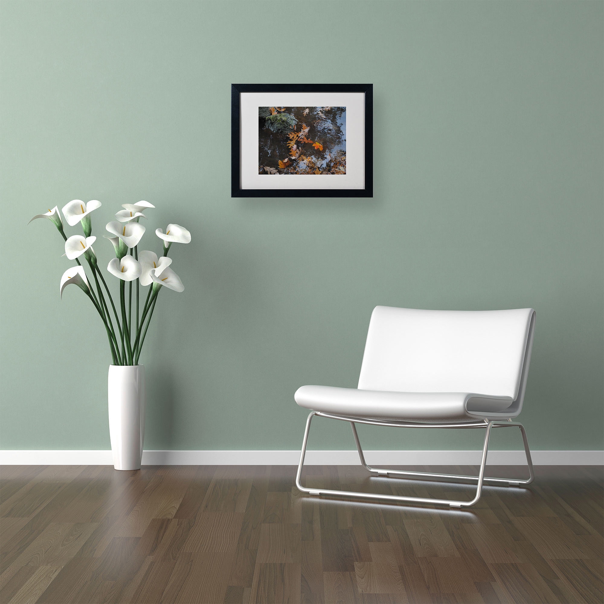 Trademark Fine Art "Buoyant" by Monica Fleet, Black Frame
