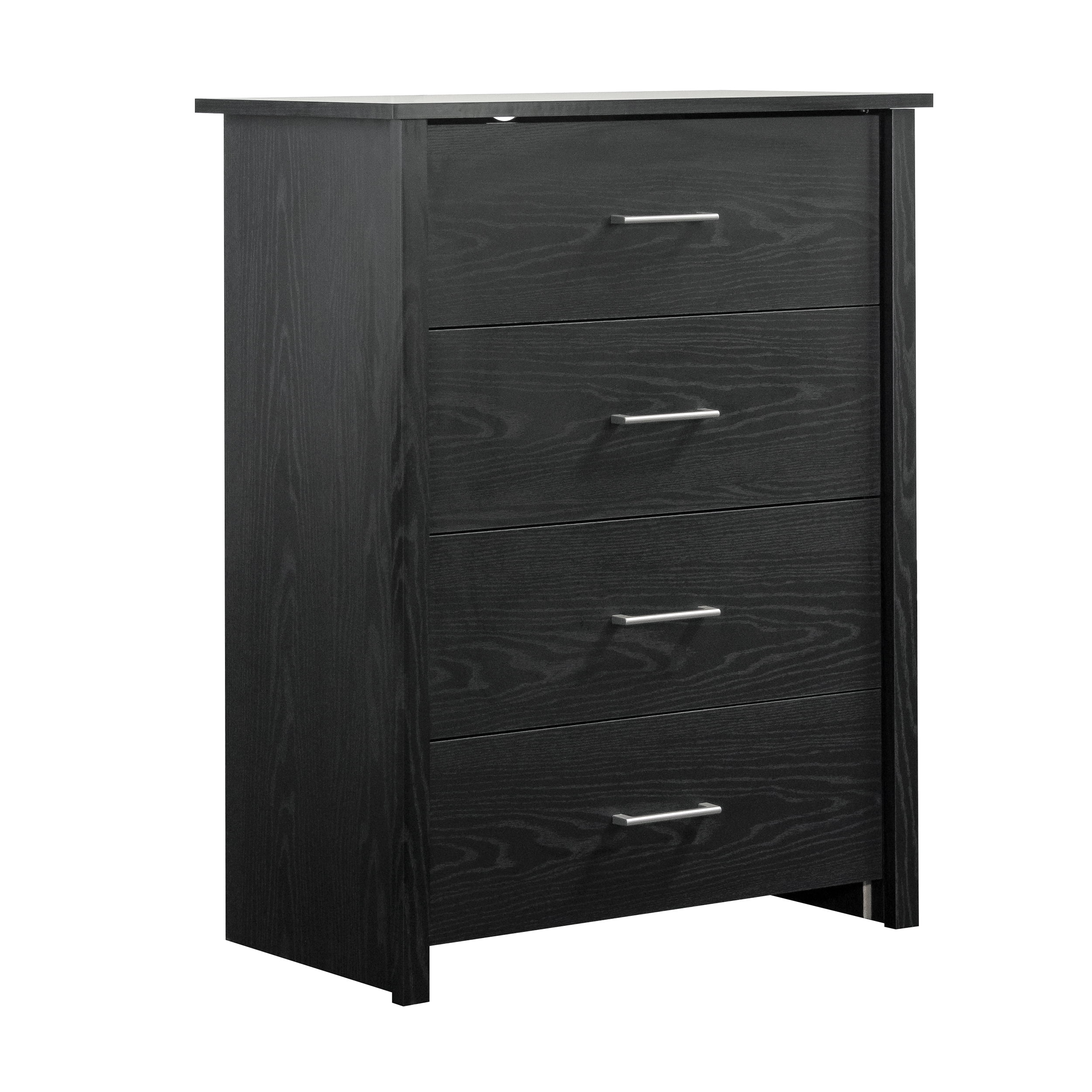 Mainstays Hillside 4Drawer Dresser, Black Finish  (图2)