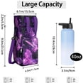 thumbnail image 4 of Water Bottle Carrier Bag with Adjustable Strap, Lightweight Drawstring Bottle Holder for Travel & Outdoor Use, 4 of 7