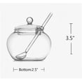 thumbnail image 2 of Clear Glass Sugar Bowl With Lid and Sugar Serving Spoon, 2 of 4