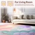 thumbnail image 2 of ODIKA 8'x10' Machine Washable Non-Slip Area Rug, Whimsical Cloudscape Playful Gradient Design for Any Space High Traffic Rug, Pink, 146147, 2 of 7