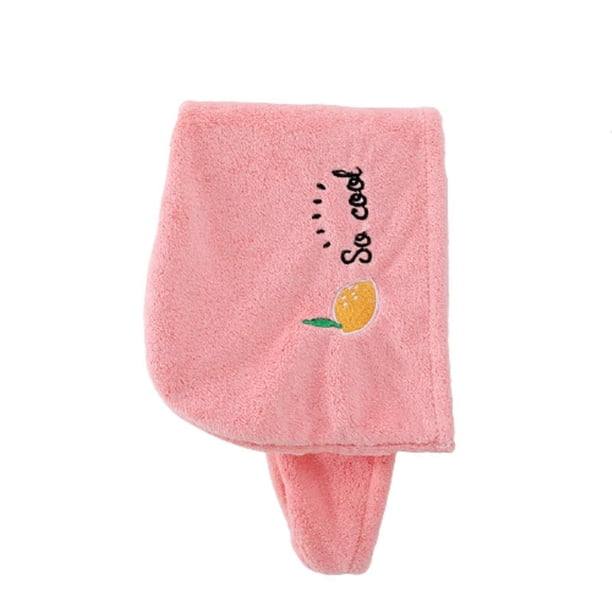 Toalla de microfibra para el cabello de secado rápido, gorro absorbente y grueso para secar el cabello con protección suave.