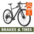 thumbnail image 6 of Ozark Trail G.2 Rebel Drop Bar Gravel Bike, 700C Wheels, Medium Frame, Fits Riders 5'7" - 5'11", Black, Adult, 6 of 9