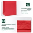 thumbnail image 2 of IN-JOOYAA Gift Bags Medium Kraft Paper Gift Bags with Handles 25 Pcs (Red, 10.6 x 4.3 x 8.6 in), 2 of 6