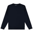 thumbnail image 3 of Sezzit Boys 100% Cotton Crewneck Sweater Soft Knit Pullover for Fall and Winter Long Sleeve Warm Knit - Navy - Size 5/6, 3 of 7