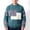 Green, variant on Men's Crew Neck Color Block Knit Sweater Long Sleeve Casual Pullover Top