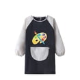 thumbnail image 5 of Delantal impermeable para niños, estudio de pintura, máscara para hombres y niñas, para comer, pintura, antiadherente, impresión para guarderías, invertida, 5 of 5
