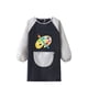 thumbnail image 5 of Delantal impermeable para niños, estudio de pintura, máscara para hombres y niñas, para comer, pintura, antiadherente, impresión para guarderías, invertida, 5 of 5