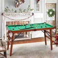 thumbnail image 2 of 55" Folding Pool Table Portable Foldable Billiards Table with 2 Cue Sticks 16 Balls Triangle Chalk Pool Game Table for Kids and Adults, 2 of 9