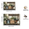 thumbnail image 6 of Framed 2D Artwork Featuring Rustic Floral Plant Paintings for a Farmhouse Kitchen Wall, Including Kitchenware And Daisy Images, Inspirational Quotes, And Posters Suitable for Home Decor in Restaurant, 6 of 10