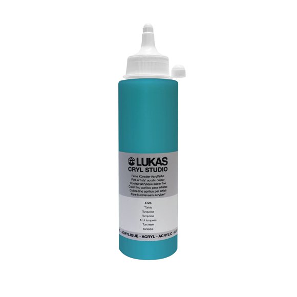 Pintura acrílica Lukas CRYL Studio Turquesa 250 ml