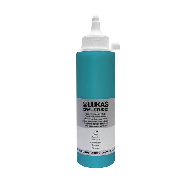 Pintura acrílica Lukas CRYL Studio Turquesa 250 ml