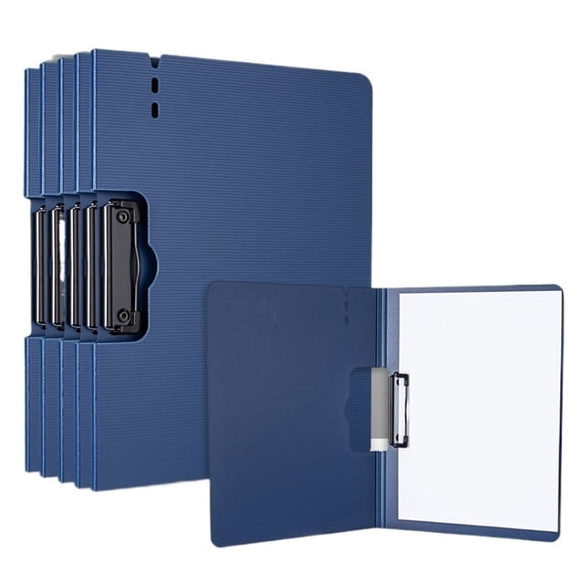 5 Pcs Single Clip A4 Folder Multifunction Can Be Folded Writing Pad Data Storage Office Supplies