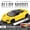 yellow box, variant on 1:32 Alloy Sports Car Diecast Model, Yellow Convertible Supercar with Butterfly Doors Pull Back Function Removable Roof Realistic Interior Collectible Toy for Adults