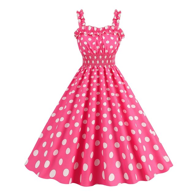 Femmes Robe Princesse Style A-Ligne Grand Ourlet Volants Couleur Assortie Taille Élastique Serrée Robe de Bal de Fête de Noël Sans Manches