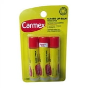 Carmex Lip Balm Original SPF 15, 3 Ea