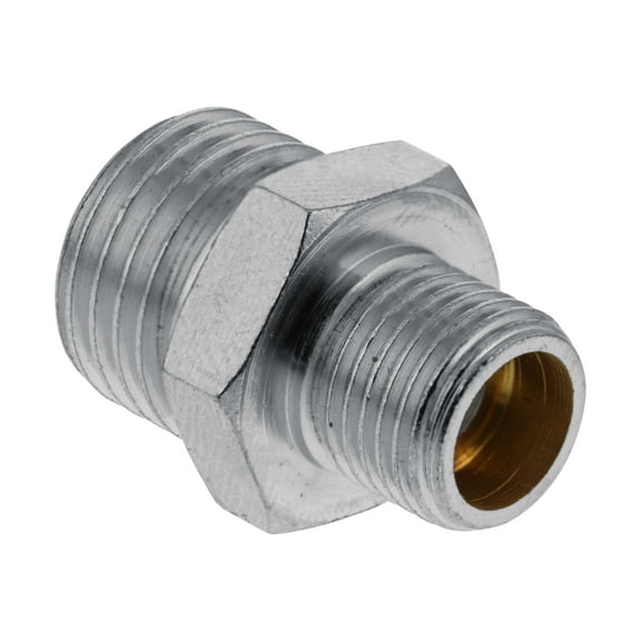 Master Airbrush Brand 1/8" BSP Male to 1/4" BSP Male Fitting Conversion Adapter Nipple, Connector for Airbrush Hoses and Compressors
