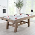 Airzone Premium Air Hockey Table with High End Blower, 84", Wood Finish
