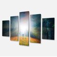 thumbnail image 2 of Men and Bright Sunlight Panorama - Landscape Canvas Art Print, 2 of 3