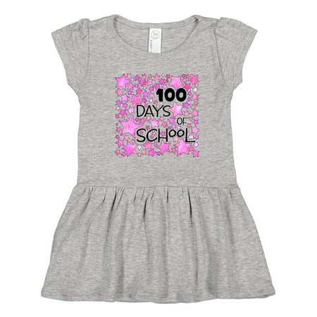 

Inktastic 100 Days of School Stars in Pink Gift Toddler Girl Dress