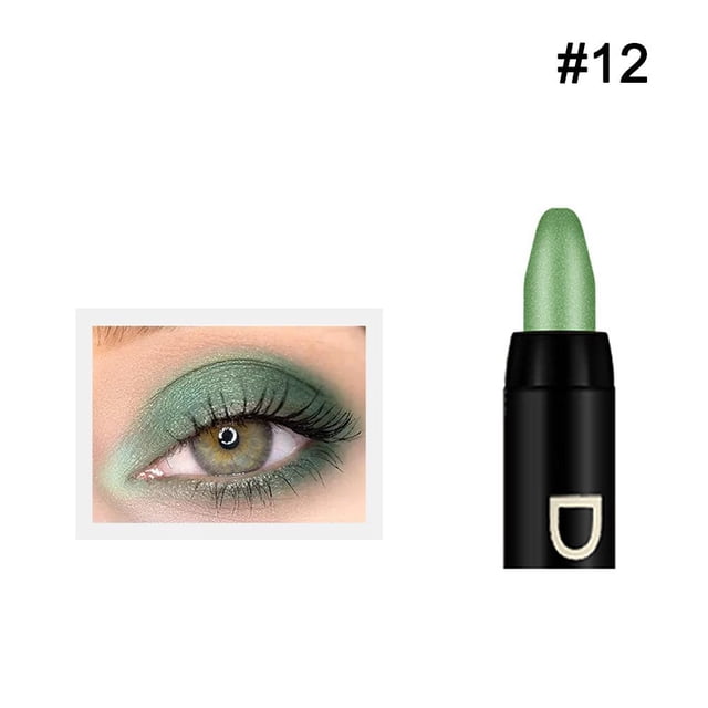 Waterproof Glitter Eyeshadow Stick, Long-lasting Rotating Eye Makeup Crayon, Shimmer Cream Shadow for Daily Wear & Compact Design, Multi-Color Options