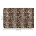 thumbnail image 5 of Brown and Black Leopard Print Flannel Non Slip Door Rugs,Washable Door Mats Indoor,Decorative Door Mats,Dirt-Resistant and Absorbent Doormat for Entrance,Bedroom,Kitchen,Bathroom,23.5x16in(60x40cm), 5 of 5