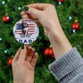 thumbnail image 4 of My Favorite Shih Tzu Calls Me Dad. Happy Father's Day Ceramic Round Ornament Lion Dog Lover Gifts Home Tree Decor - 00005, 4 of 5