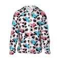 thumbnail image 2 of Lsque Heart Panda UPF 50+ Lightweight Sun Protection Men's Women's Long Sleeve Shirt, Hoodie Performance -Small, 2 of 9