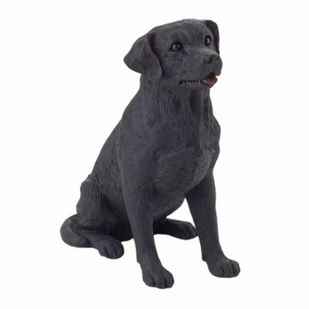 Petite Taille Labrador Retriever Sculpture&44; Assis