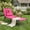 Pink, variant on Topcobe Beach Chaise Lounge Chair with Face Hole and Removable Pillow, Pool Deck Furniture, Beige