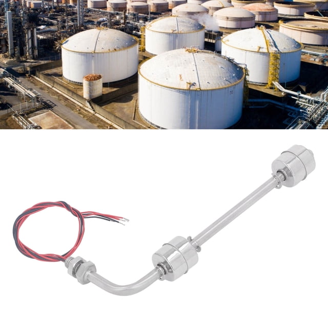 Stainless Steel Water Sensor, AC DC 0~110V Liquid Float Switch Controller With Leak Prevention For Water Tower, Aquarium Pond