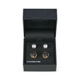 thumbnail image 2 of American Exchange Men's Alloy Gold/Black Earring Set, 2 of 2