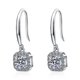 thumbnail image 1 of Pendientes de Moissanita color D Yashi Plata de ley 925, 1 of 2