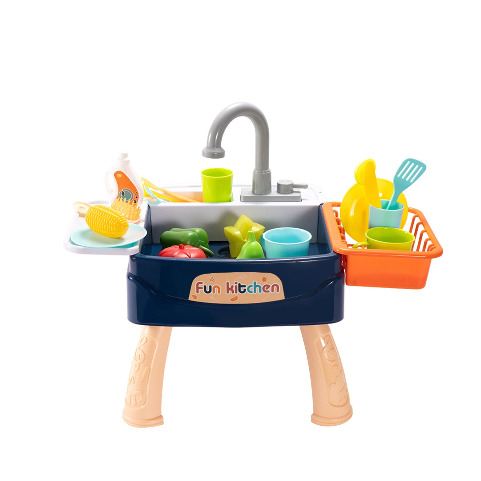 Kitchen Sink Toys Battery-powered Children Electric Dishwasher