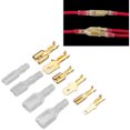 thumbnail image 3 of Brass Male Female Butt Connectors with Nylon Sleeve, Crimp Terminals for Wires, 100-Piece Kit, 3 of 5