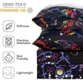 thumbnail image 4 of Pink Moon Unicorn Kids Sheet Set Full Piece Cute Printed Microfiber Bed Sheets for Girls Deep Pocket, 4 of 7