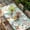 Green Pink, variant on Easter Bunny Table Cloths for 8 Foot Rectangle Tables, Farmhouse Colorful Eggs Tulip Wood Grain Green Patio Waterproof Elastic Fitted Tablecloths, Washable Rectangular Table Cover for Camping