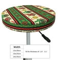 thumbnail image 4 of Xecao Vintage Mexican Print Stool Covers Offer Stylish, Washable Protection for PU Round Bar Stools, Perfect for Home or Commercial Use.-12 inch, 4 of 7