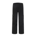 thumbnail image 4 of JHLZHS Corduroy Pants Men Baggy Big and Tall Spring Jeans Men's Work Pants High Street Casual Pants Retro Pants Cargo Pants for Men Black Tailor Cargo Pants for Men Black Work, 4 of 4