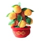 thumbnail image 1 of Macetas de flores de fieltro Adorno De Bonsái De Simulación De Tela De Fieltro Para Vacaciones De Año Nuevo Naranja S, 1 of 7